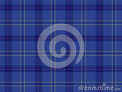 Blue Scottish tartan Stock Photo