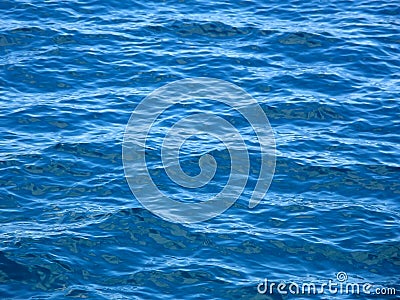 Blue sea Stock Photo