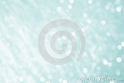 Blue sea heptagon with a long tail bokeh abstract black and white background Stock Photo