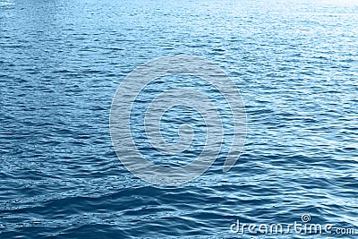 Blue sea water wave surface closeup Stock Photo