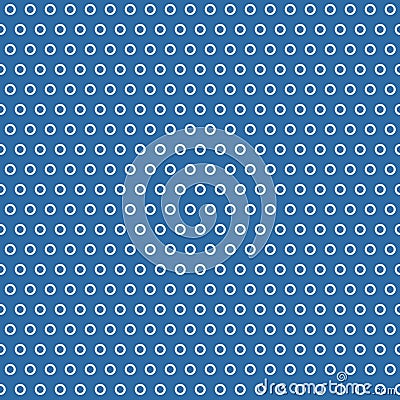 Blue seamless pattern on dark background circle circumference simple textile Stock Photo