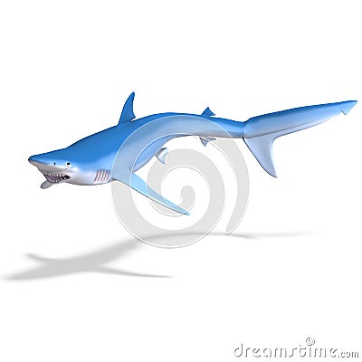 Blue shark Stock Photo