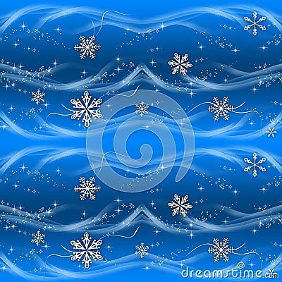 Blue and Silver Christmas Wrapping paper Stock Photo