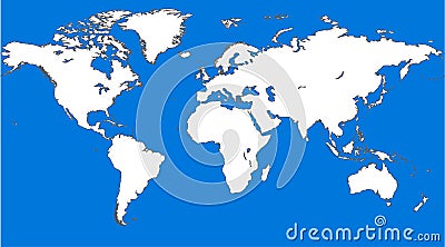 Blue similar world map. World map blank. World map vector World map template. World map object. World map eps. World map Vector Illustration