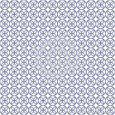 Blue Simple Ornamental Pattern Texture Background Vector Illustration