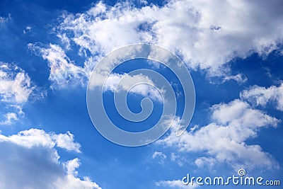 Blue skies and clouds Stock Photo