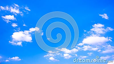 Blue skies with clouds Stock Photo