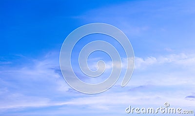 Blue sky background with clouds Stock Photo