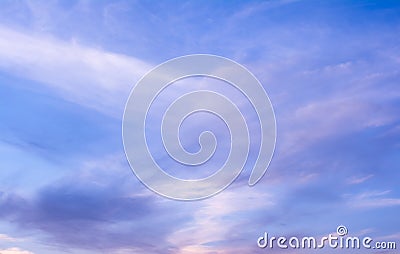 Blue sky background with clouds Stock Photo