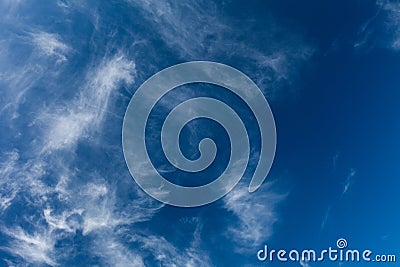 Blue sky background, weather. Great day Stock Photo