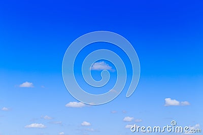 Blue sky background and white clouds Stock Photo
