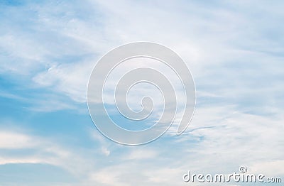 Blue sky and cloud in cloudy day textured background Stock Photo