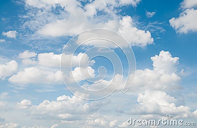 Blue sky and cloud Stock Photo