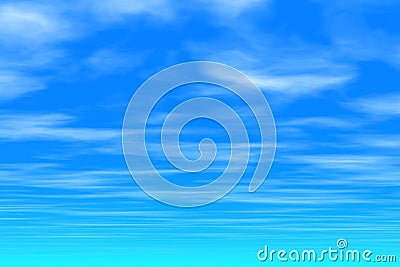 Blue sky - Clouds Stock Photo