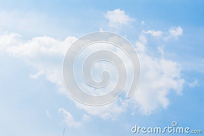 Blue sky with clouds background lines intersect. Stock Photo