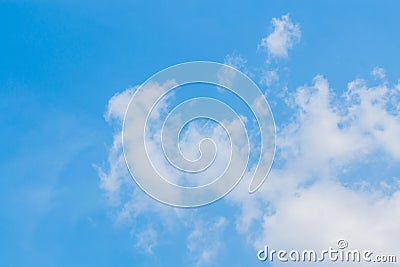 Blue sky with clouds background lines intersect. Stock Photo