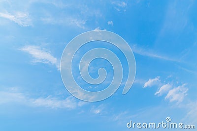 Blue sky with clouds background lines intersect. Stock Photo