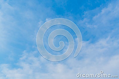 Blue sky with clouds background lines intersect. Stock Photo