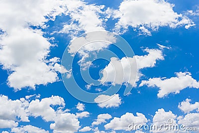 Blue sky and clouds with daylight background Stock Photo