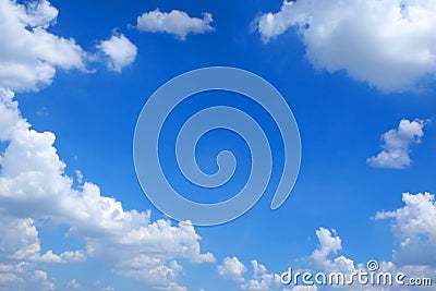 Blue sky and clouds Stock Photo