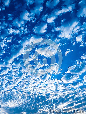 Blue sky and clouds II Stock Photo