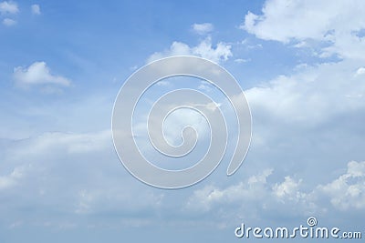 Blue sky clouds Stock Photo