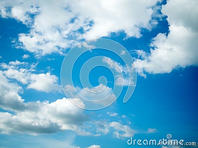 Blue sky and clouds. Stock Photo