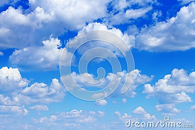 Blue sky with clouds Stock Photo