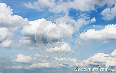 Blue sky and clound background Stock Photo