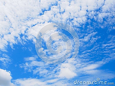 Blue sky and could Stock Photo