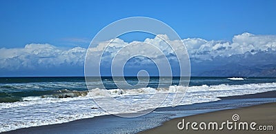 Oxnard California coastline Stock Photo