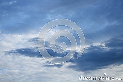 Blue sky and raincloud beautiful nature for background Stock Photo