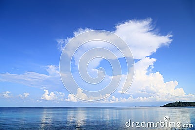 Blue sky and sea Stock Photo