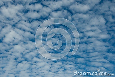 Blue sky with white clouds Stock Photo