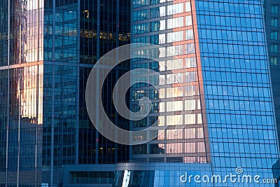 Blue skyscraper Stock Photo