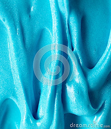 Blue slime as abstract background Stock Photo