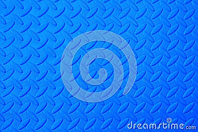 Blue slip rubber pattern, plastic floor texture background Stock Photo