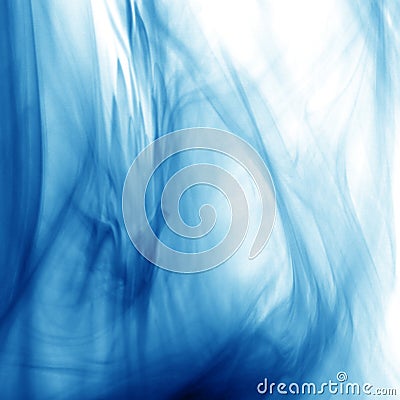 Blue smoke Stock Photo