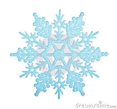 Blue snowflake. Stock Photo