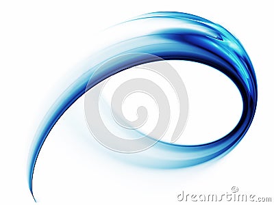 Blue speed, dynamic, motion Cartoon Illustration