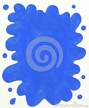 Blue splodge background Stock Photo