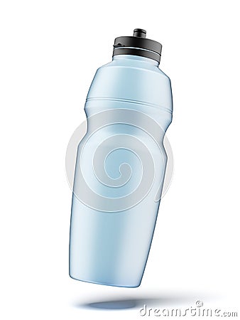 Blue sport bottle Stock Photo