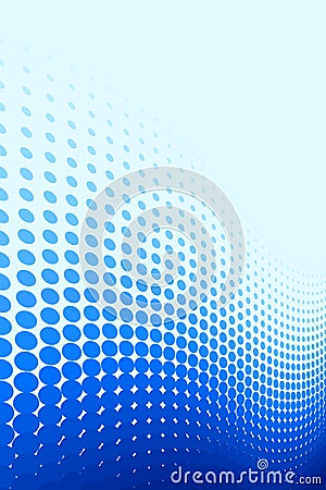 Blue Spot Pattern Vector Illustration