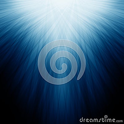 Blue spotlight Stock Photo