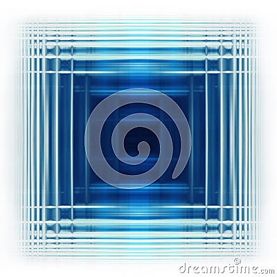 Blue square Stock Photo