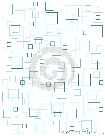 Blue square background Vector Illustration