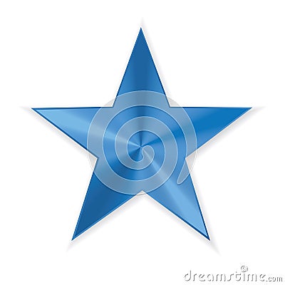 Blue star Vector Illustration