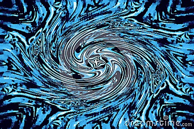 Blue Star Vortex Stock Photo