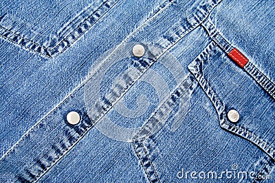 Denim Shirt Stock Photo