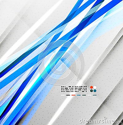 Blue straight lines abstract background Vector Illustration